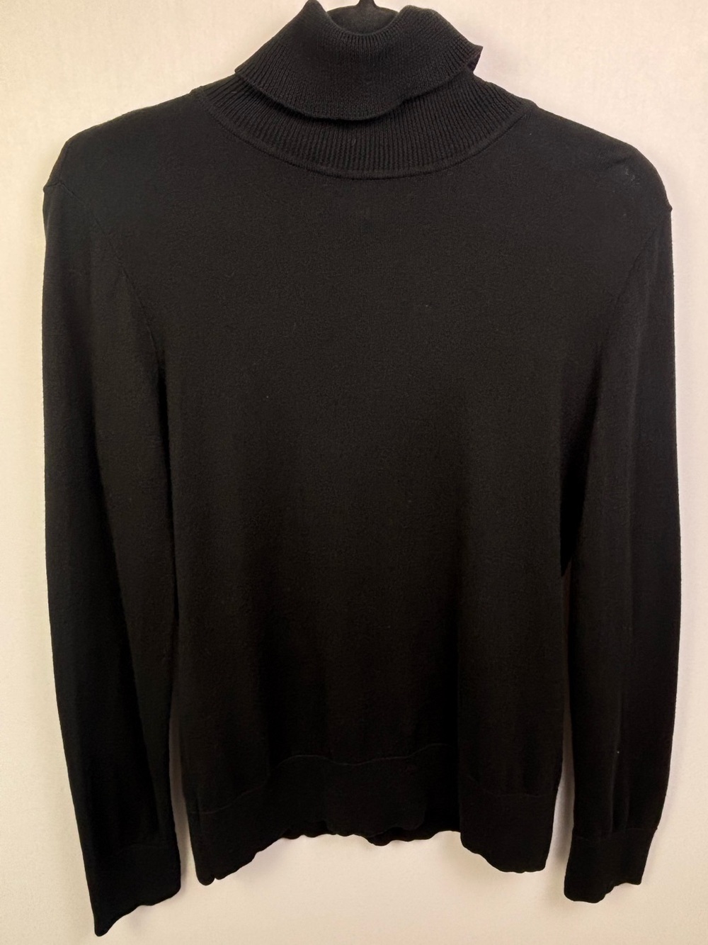 Classic Black Turtleneck Sweater - Woman